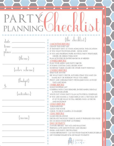 Partying On A Budget And A Party Planning Checklist Party Planning Business Event Planning
