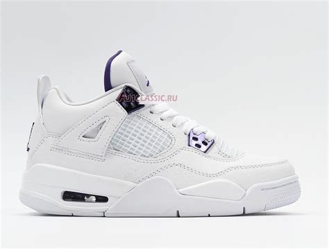 》》》air jordan 4 metallic purple 《《《. Air Jordan 4 Retro Purple Metallic 408452-115 White/Metallic Silver/Court Purple Sneakers
