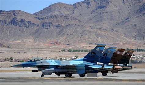 Us Air Force F 16 Fighting Falcons Assigned To The 64th Aggressor