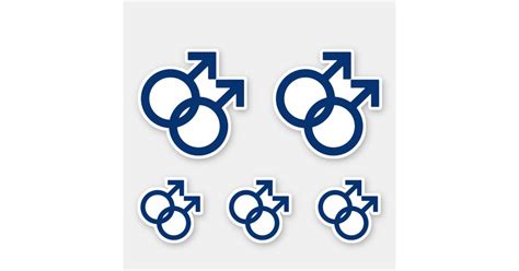 Mlm Gay Men Gender Symbol Sticker
