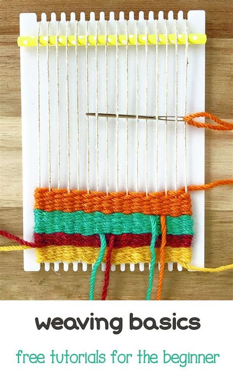 How To Begin Weaving On A Frame Loom Weaving Loom Diy Weaving Loom
