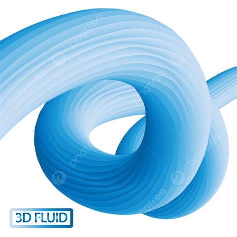 3d Gradient Fluid Vector Hd Png Images Beautiful Blue Gradient 3d