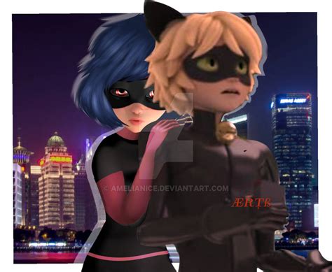 Dark Multimouse And Chat Noir By Amelianice On Deviantart