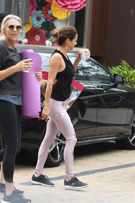 brooke burke seen arriving to and exiting booty burn class in malibu 07 17 2018 celeb central