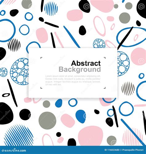 Abstract Colorful Pattern Background For Template Design Vector Stock