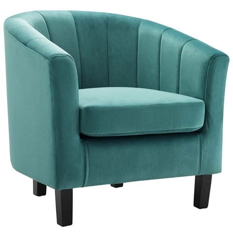 This traditional set of chairs easily complements and enhances any kitchen, dining or living room décor. Prospect Channel Tufted Upholstered Velvet Armchair - Teal ...