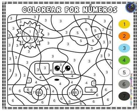 101 FICHAS PARA TRABAJAR LOS NÚMEROS – Imagenes Educativas | Colorear