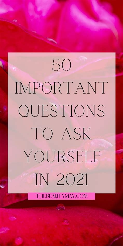 50 Questions To Answer To Find Your Best Self Personal Development
