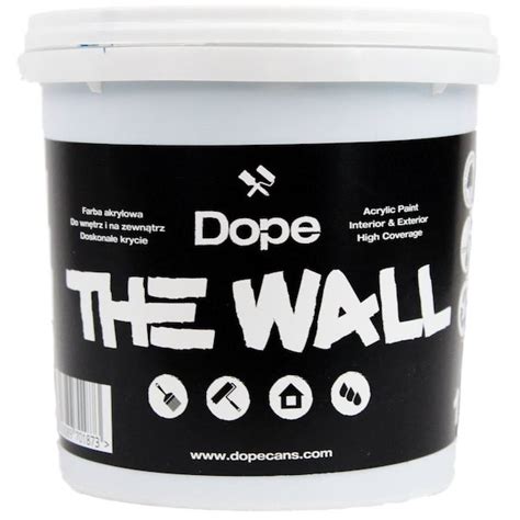 Dope Cans The Wall Paint 1 L Acrylic Emulsion Paint Hard2buff