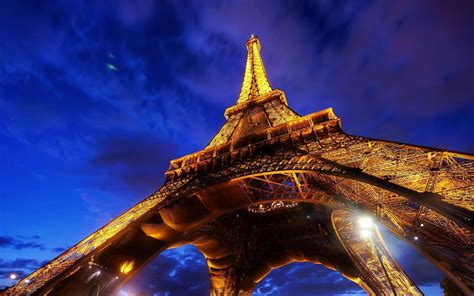 Paris Night Wallpaper Paris Eiffel Tower Night Hd Wallpaper Download