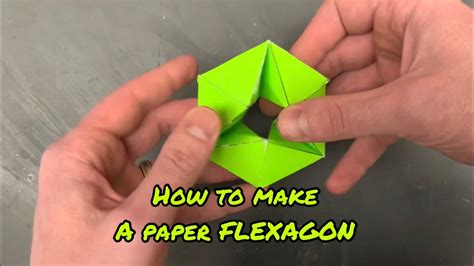 Diy Paper Fidget Toy How To Make A Paper Flexagon Youtube