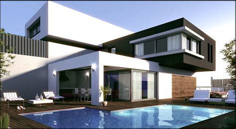 casas modernas : Dos diferentes estilos de casas modernas