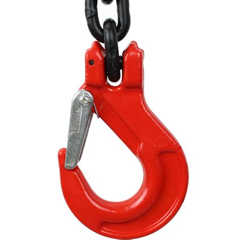 2tonne Chainsling 1 Leg Latch Hook Safety Lifting