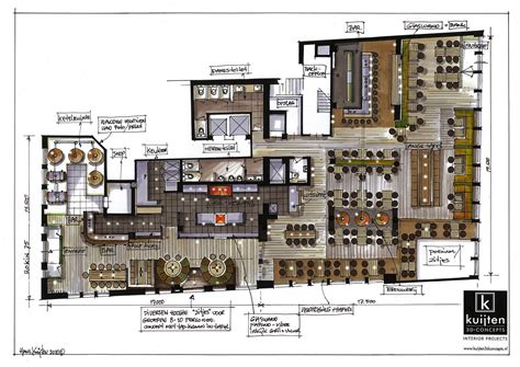 Hans Kuijten Projecten Restaurant Plan Restaurant Floor Plan How