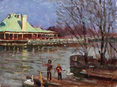 Early Spring In Portcredit Mississauga Painting By Ylli Haruni Fine