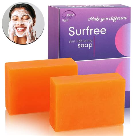 Buy surfree Kojic Skin Lightening Soap 65g /2 Bars -Natural Brightening