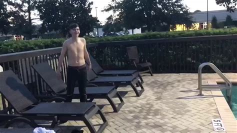 Jumping In The Pool Fully Clothed Youtube