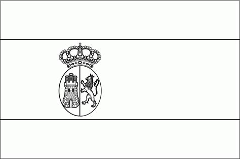 Best Ideas For Coloring Printable Spain Flag Coloring Pages