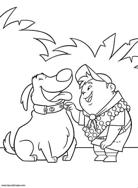 Coloriage Russell Et Dug