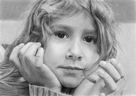 Pencil Portrait Of A Pensive Girl By Latestarter63 On Deviantart