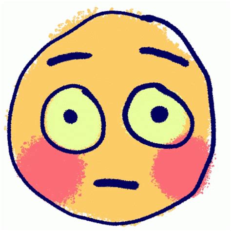 Embarrassed Emoji Blushing Sticker Embarrassed Emoji Blushing Discover And Share GIFs
