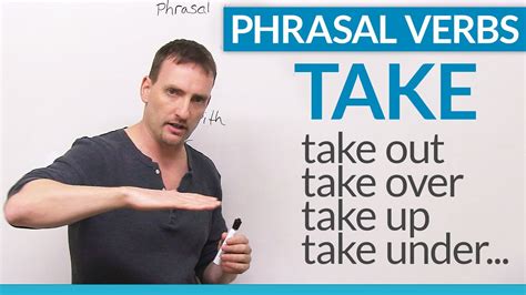 Phrasal Verbs With Take Take To Take In Take After Youtube