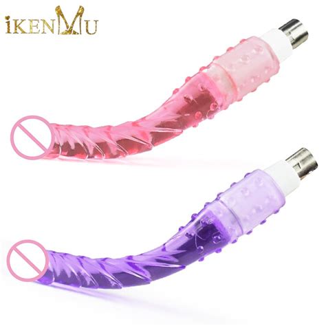 Ikenmu Soft Dildo Attachment For Sex Machine Anal Plug Sex Toy For Men