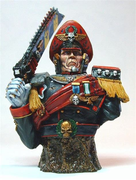 Bust Commissar Forge World Imperial Guard Commissar Crow Gallery