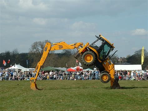 HD wallpaper: Vehicles, JCB 3CX, sky, nature, plant, machinery, group