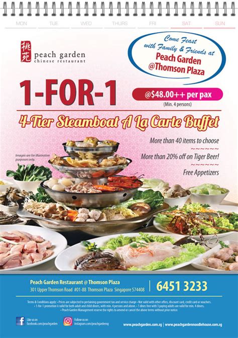 Peach Garden 4 Tier Steamboat Ala Carte Buffet Food Review ~ Pixel Treats