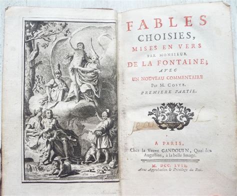 Jean De La Fontaine Fables Choisies Mises En Vers Avec Catawiki