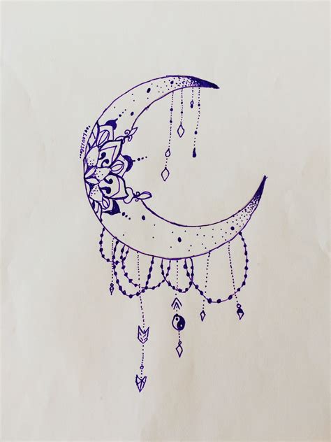 Steven kotchen june 5, 2019 3281 2. La lune | Dessin attrape reve, Tatouage art déco, Tattoo ...