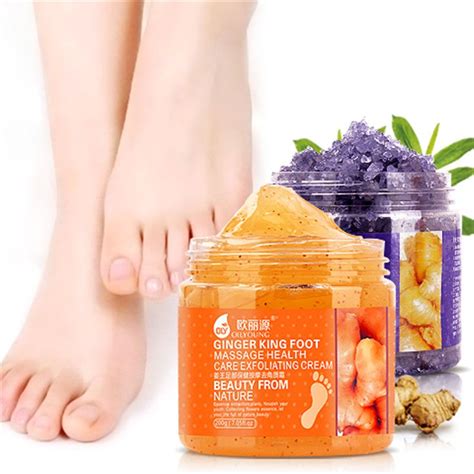 If at any time your feet become sore or sensitive, stop. Foot Scrub Massage Salt and Exfoliating Cream Moisturizing ...