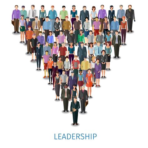 Leadership Conceptual Illustration Stock Vector Illustration Of Hierarchy Meeting 71502223