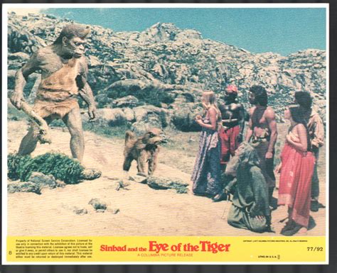Sinbad And The Eye Of The Tiger 8x10 Color Movie Still Taryn Power