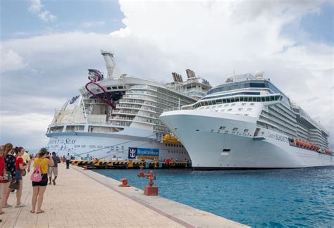 Royal Caribbean And Celebrity Cruise Ship Docked In Cozumel Travel