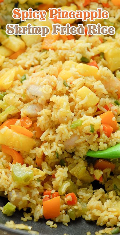 Spicy Pineapple Shrimp Fried Rice