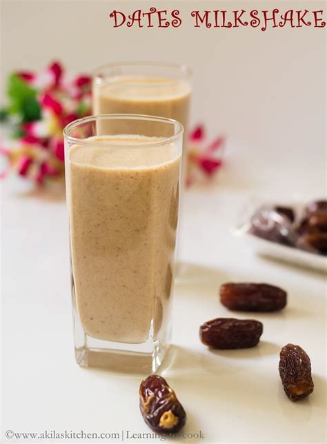 Learning To Cook Dates Milkshake Summer Special Drinks