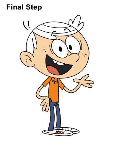 Stay tooned for more free drawing lessons by: How to Draw Lincoln Loud from The Loud House VIDEO & Step ...