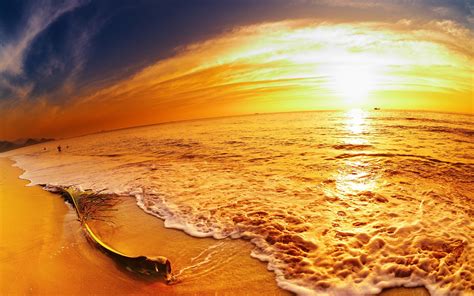 HD Sunset Beaches Backgrounds | PixelsTalk.Net