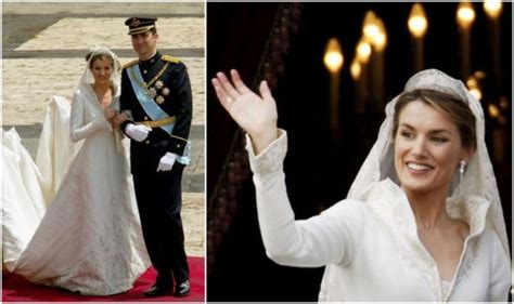Queen Letizia Most Expensive Royal Wedding Dress Cost £6million