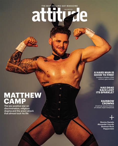 Matthew Camp 7 Steamy Pics Of Attitudes Bold Cover Star Attitude