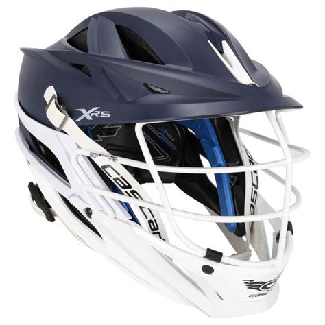 Cascade Xrs Youth Matte Navy Lacrosse Helmet White Cage