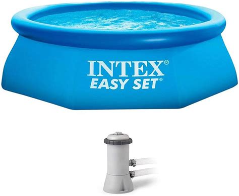 Intex 8ft X 30in Easy Set Inflatable Above Ground Polygonal