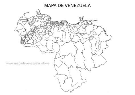 Mapas Para Colorear Mapa De Venezuela