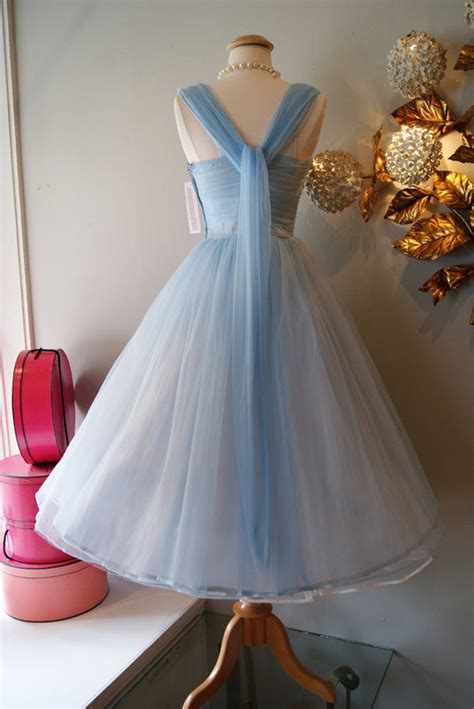 vintage homecoming dress 1950s prom dress homecoming dress vintage blue homecoming dress vintage