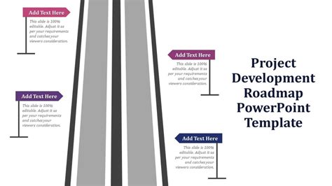 Project Development Roadmap Powerpoint Template Ppt Templates