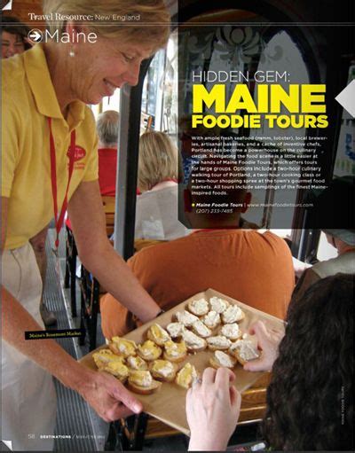 Maine Foodie Tours Culinary Cooking Foodie Food