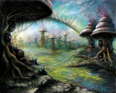 Alien Landscape Colorized By Rosefaerie On Deviantart