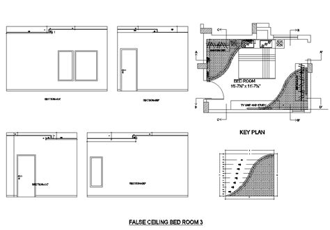 Bedroom Elevation Plan In Autocad File Cadbull